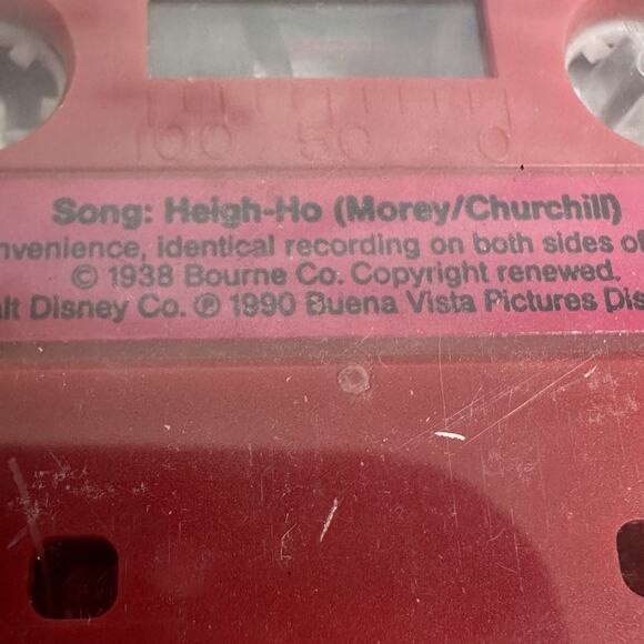 Vtg Disney Story Teller Cassette Tapes Snow White Sleeping Beauty Beauty & Beast - Picture 6 of 8